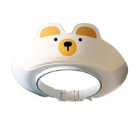 Cuffia da bagno per neonato, 3D, cappello per shampoo, tappi per doccia, impermeabile con design a doppio strato, facile da regolabile, per lavare gli avvocati per bambini, protegge gli occhi dallo