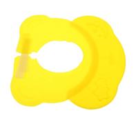 Cuffia da Bagno per Ragazzo Ragazza in Silicone Giallo Protezione | Orecchie e Occhi, Regolabile Dietro, per Lavaggio Chioma senza Shampoo negli Occhi