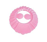 Cuffia da Bagno per Ragazzo Ragazza Regolabile Rosa Eva, 40-55 Cm | Protezioni per Orecchie e Occhi, Bottoni di Regolazione, Comoda e Adatta a Bagnetto e Taglio Chioma