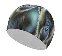 Cuffia da bagno The Silent Monkey Cuffia da nuoto ad alta elasticità adatta sia ai capelli lunghi che a quelli corti Cuffia da a grande e comoda per ridurre la resistenza e proteggere i capelli