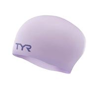 Cuffia da bagno TYR per adulti a pelo lungo senza rughe in silicone