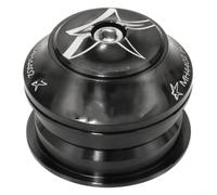 Cuffia da bicicletta integrata da 44 mm con cuscinetti sigillati in lega di alluminio lavorata a CNC per una rotazione stabile del manubrio e una maggiore durata del prodotto (nero)