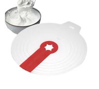 Cuffia da cucina anti spruzzo, frullatore Splatter Guard - Cucinare Splash Guard - Coperchio per riutilizzabile in silicone per pentole in schiuma color crema