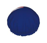 Cuffia da doccia a doppio strato con bandiera della Nuova Zelanda, impermeabile e resistente, protegge i capelli durante il bagno, bellezza