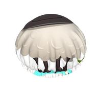 Cuffia da doccia a doppio strato da donna, riutilizzabile, elastica, per il bagno, la pecora e il bagno, impermeabile, da donna, per spa e saloni di bellezza