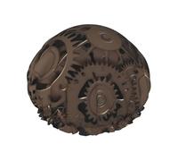 Cuffia da doccia a doppio strato per donne, riutilizzabile cuffia da bagno elastica Steampunk ingranaggi meccanici tappi per capelli impermeabili da donna spa salone doccia cappelli per capelli