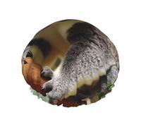 Cuffia da doccia carina Koala per le donne riutilizzabile a doppio strato cuffia da bagno tappi per capelli fascia elastica impermeabile da donna spa salone doccia cappelli per capelli