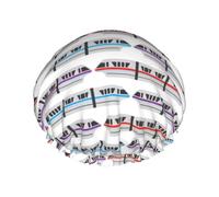 Cuffia da doccia con monorotaia con stampa treno per donne, leggera, riutilizzabile, morbida, a doppio strato impermeabile, a prova di perdite.