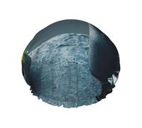 Cuffia da doccia con stampa 3D Graphics Universe Space - doppio strato, traspirante, fascia elastica regolabile, durevole