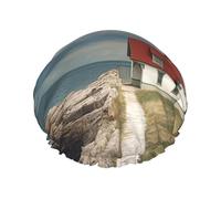 Cuffia da doccia da donna, a doppio strato, spessa, riutilizzabile, impermeabile, con fascia elastica, lavabile, per uomini e donne, salone spa