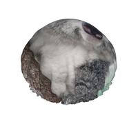 Cuffia da doccia elastica impermeabile a doppio strato Laid-Back Koala, cuffia da bagno riutilizzabile