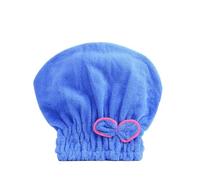 Cuffia da doccia for donna, in microfibra, ad asciugatura rapida, for bagno, cappello, accessori for la stanza(Blue)