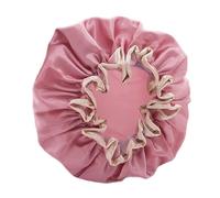 Cuffia da doccia impermeabile da donna, rosa, riutilizzabile, per doccia, sauna, lavaggio del viso, sonno, cura dei capelli e della pelle, maschere termali per donne con capelli lunghi