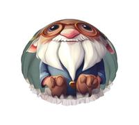 Cuffia da doccia impermeabile per uomo e donna con stampa nana carina