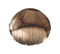 Cuffia da doccia impermeabile riutilizzabile con coniglio addormentato per donne, copertura elastica per capelli, per bagno, spa, viaggi e uso quotidiano
