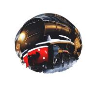 Cuffia da doccia invernale da donna, leggera, riutilizzabile, morbida, impermeabile, a prova di perdite.