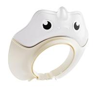 Cuffia da doccia per bambini, cappello da shampoo regolabile per protezione del bagnetto, design con simpatico dinosauro, materiale morbido impermeabile, mantiene il sapone lontano dagli occhi