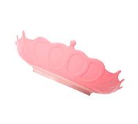 Cuffia da doccia per bambini, con visiera, protezione in silicone, regolabile, sicura, per neonati e bambini (corona rosa, taglia unica)