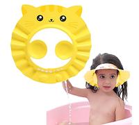 Cuffia da doccia per bambini, con visiera regolabile, protegge gli occhi, le orecchie, il viso, la doccia, il lavaggio dei capelli, lo shampoo e le orecchie, impermeabile, per neonati e bambini