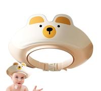 Cuffia da doccia per bambini - Cuffia da bagno morbida e impermeabile, Visiera da bagno pieghevole con protezione per le orecchie | Graziosa cuffia da bagno regolabile per bambini, scudo da bagno per