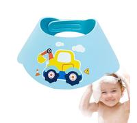 Cuffia da doccia per bambini, scudo con cappuccio per doccia, protezione degli occhi del cappello della visiera e 'orecchio - Scudo da bagno di shampoo regolabile per tenerli