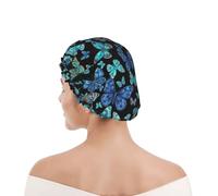 Cuffia da Doccia per Donna Beautiful Butterflies Blue Butterfly Cuffia