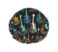 Cuffia da Doccia per Donna Colorful Electric Acoustic Guitar Cuffia da