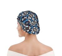 Cuffia da Doccia per Donna Colorful Surf Blue Tribal Navajo Aztec