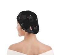 Cuffia da Doccia per Donna Cool Funny Cats Black Cuffia Doccia per Salone