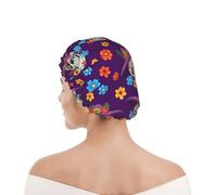 Cuffia da Doccia per Donna Day Of The Dead Sugar Skulls And Flowers Cuffia