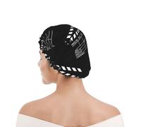 Cuffia da Doccia per Donna Movie Clapboard Cuffia Doccia per Spa | Elastico Cuffie da Doccias Flessibile Cuffia da Bagno per Hotel Nuoto