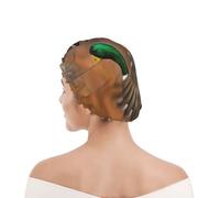 Cuffia da doccia per donne e uomini UK riutilizzabile impermeabile con elastico stampata Caccia alle anatre Germani reali Anatre