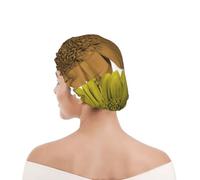 Cuffia da doccia per donne e uomini UK riutilizzabile impermeabile con elastico stampata Colori moderni autunnali Gerbera Margherite Floreale