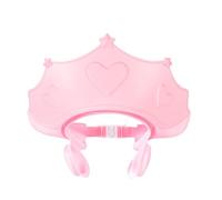 Cuffia da doccia regolabile, adatta per lavare i capelli e fare la doccia, accessori per il bagno, design confortevole, vestibilità aderente, cuffia di alta qualità, delicata, neo genitori (rosa)