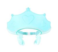 Cuffia da doccia regolabile, adatta per lavare i capelli e fare la doccia, accessori per il bagno, design confortevole, vestibilità aderente, cuffia di alta qualità, delicata, neo genitori (blu)