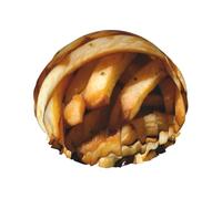 Cuffia da doccia riutilizzabile con stampa fast food per le cuffie da doccia da donna con elastico a doppio strato per bagno lungo dei capelli