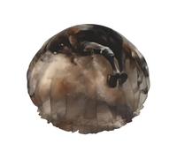 Cuffia da doccia stampata Running of the Horses, riutilizzabile, appositamente progettata per i capelli lunghi delle donne, struttura a doppio strato, adatta per il bagno.