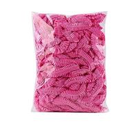 Cuffia da doccia usa e getta, 100 pezzi, di alta qualità, elastica, ampia vestibilità, per viaggi, uso domestico, impermeabile, riutilizzabile, per nuotatori, capelli lunghi, anziani, qualità da