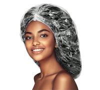 Cuffia da doccia usa e getta in plastica ispessita, multiuso, per donne, capelli lunghi, spa, saloni, uso domestico, viaggi, elastica, impermeabile, 100/50 pezzi (100)