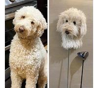 Cuffia da golf per cani, personalizzabile, per ferro/5 legno/7 legno/ibrido, realizzata a mano (case 4)