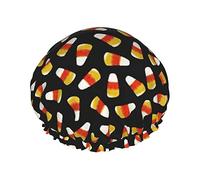 Cuffia da impermeabile Candy, Cuffia da bagno elastica per capelli Cuffia da bagno per capelli con protezione ambientale, Cappello da a doppio strato impermeabile