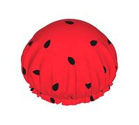 Cuffia da impermeabile con motivo a cocomero, cuffia elastica per capelli da bagno Protezione ambientale Cuffia da bagno per capelli, doppio strato impermeabile Cappello da da bagno