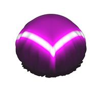 Cuffia da impermeabile con segno di cuore illuminato, cuffia elastica per capelli da bagno Protezione ambientale Cuffia da bagno per capelli, doppio strato impermeabile Cappello da da