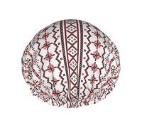 Cuffia da impermeabile rumena classica dell'Europa orientale, cuffia elastica per capelli da bagno Protezione ambientale Cuffia da bagno per capelli, doppio strato impermeabile Cappello da do