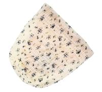 Cuffia da Notte Elastica in Raso e Cotone Beige per Donne | Design Floreale, Comoda e Morbida, Facile da Indossare, Vestibilità Ampia, Adatta a Tutte le Stagioni