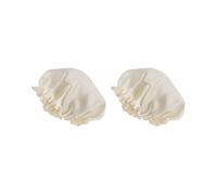 Cuffia da notte in raso di seta per la cura dei capelli, colore oro, Set da 2 (beige), 8