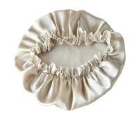 Cuffia da notte in seta, cappelli for donne, fascia for capelli con elastici, fasce for, accessori for per Donna(Beige,M)