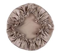Cuffia da Notte in Seta Cuffia da notte in seta, cappelli for donne, fascia for capelli con elastico, mamma for tutti i(Taupe,L(58-60CM))