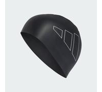 adidas Unisex - Adulto Logo Swim Cap, Black/White, One size