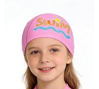 Cuffia da nuoto con protezione per le orecchie, cappello da piscina con motivo, per fiumi, parchi acquatici, allenamento, allenamento, doccia, spa, vacanze, spiaggia, lago